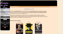 Desktop Screenshot of caratulasdecine.com